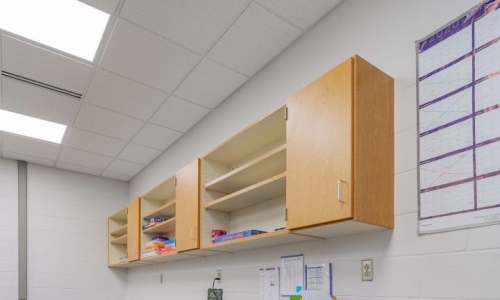 Laminate Cabinets Replace Worn Out Casework